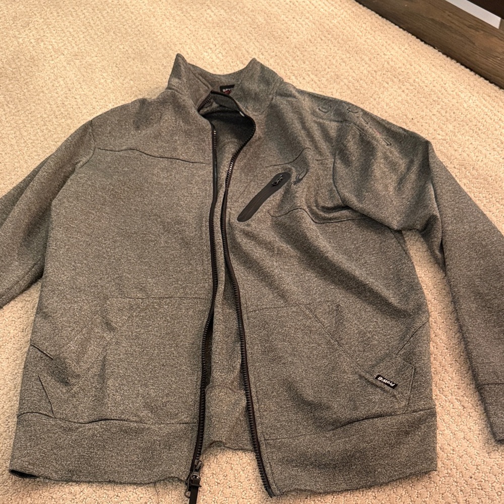 Spyder Men's Charcoal Zip-Up Sweater